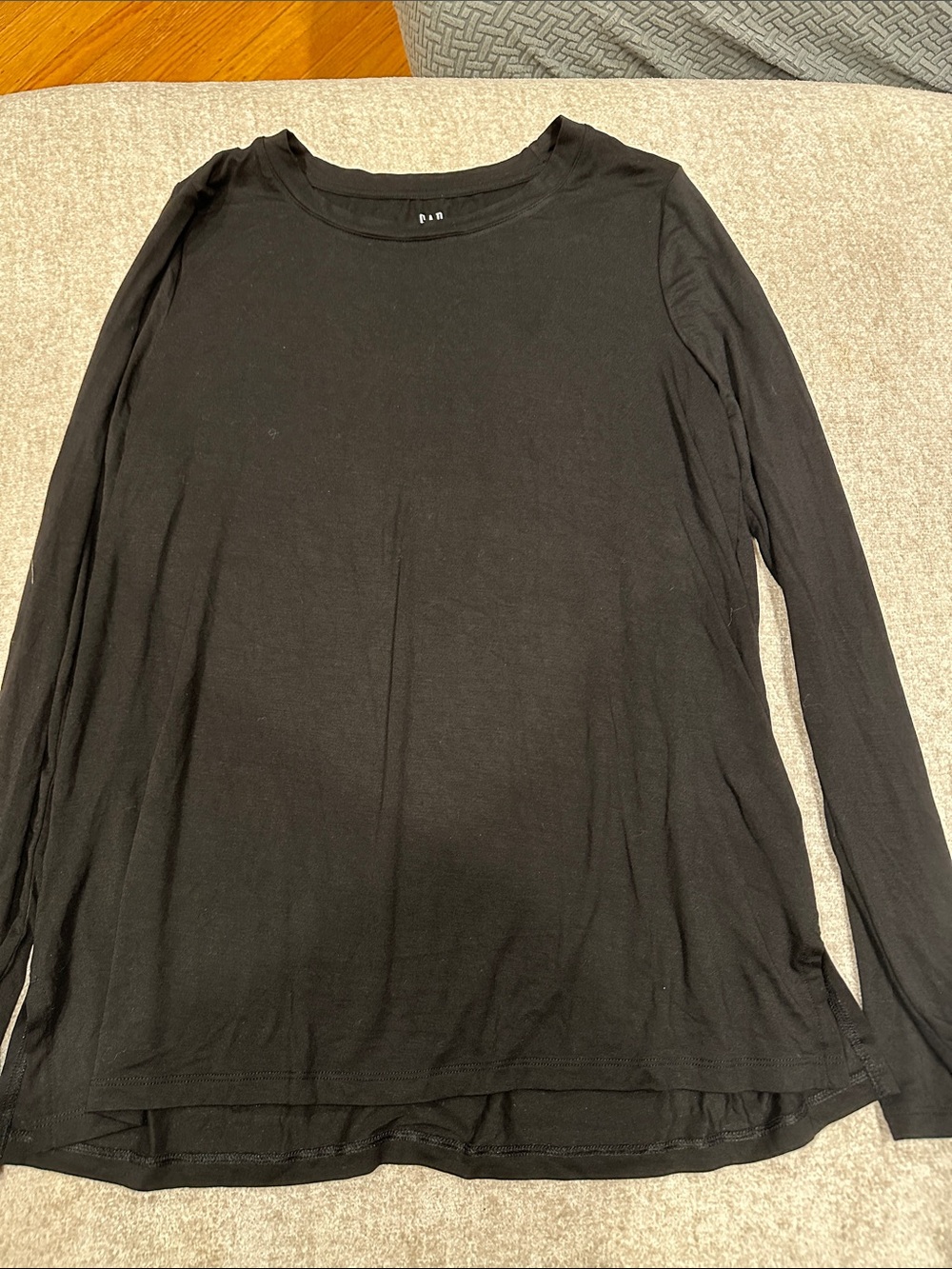 GAP Black Luxe T Crewneck Tee